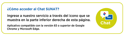 CHAT SUNAT - COMO ACCEDER