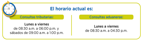 CHAT SUNAT - HORARIO